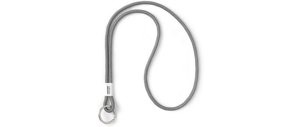 Pantone by Copenhagen Design Porte-clés Nylon métal gris 48 x 3.3 cm