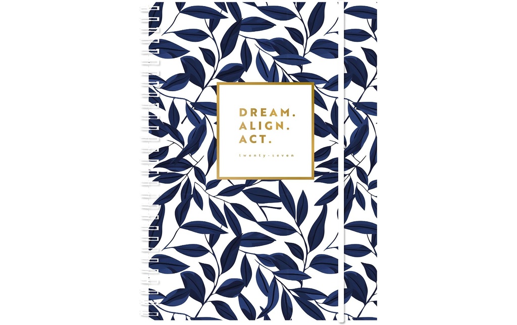 Simplex Agenda hebdomadaire Harmony Aurora 1 W/2 p, 148 x 210 mm, Monstera