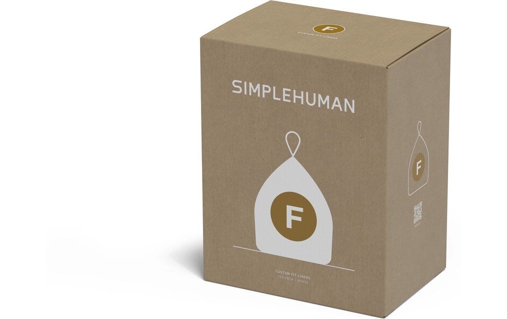 Simplehuman Sacs poubelle Code F, 30 l, 100 pièces