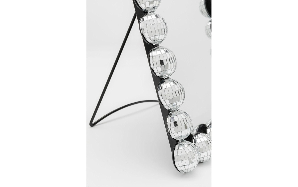 Kare Miroir de table Disco Balls Square 19 x 26 cm