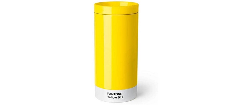 Pantone by Copenhagen Design To Go Cup 430 ml, Jaune