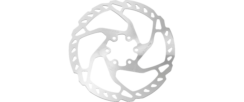 Shimano Disque de frein SLX SM-RT66 160 mm 6 trous acier inoxydable poli