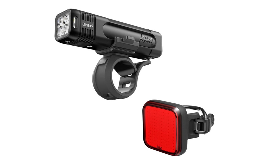 knog. Kit d'éclairage Blinder 700 & Blinder Square Noir