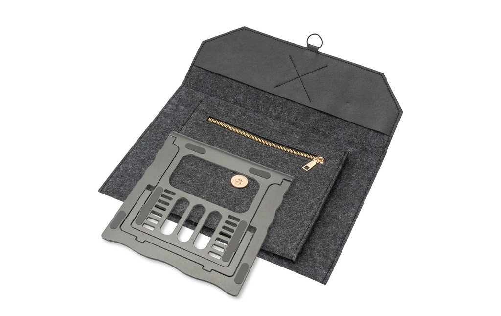 4smarts Ensemble Ergo Workspace pour ordinateur portable / tablette, gris foncé 13