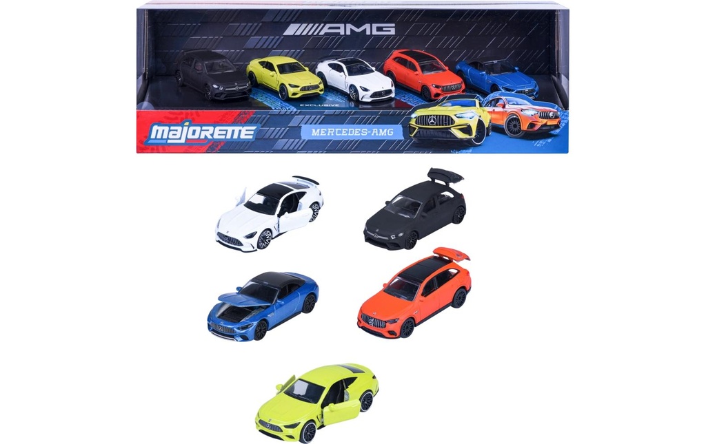 Majorette Coffret cadeau 5 pièces, métal, 1:64