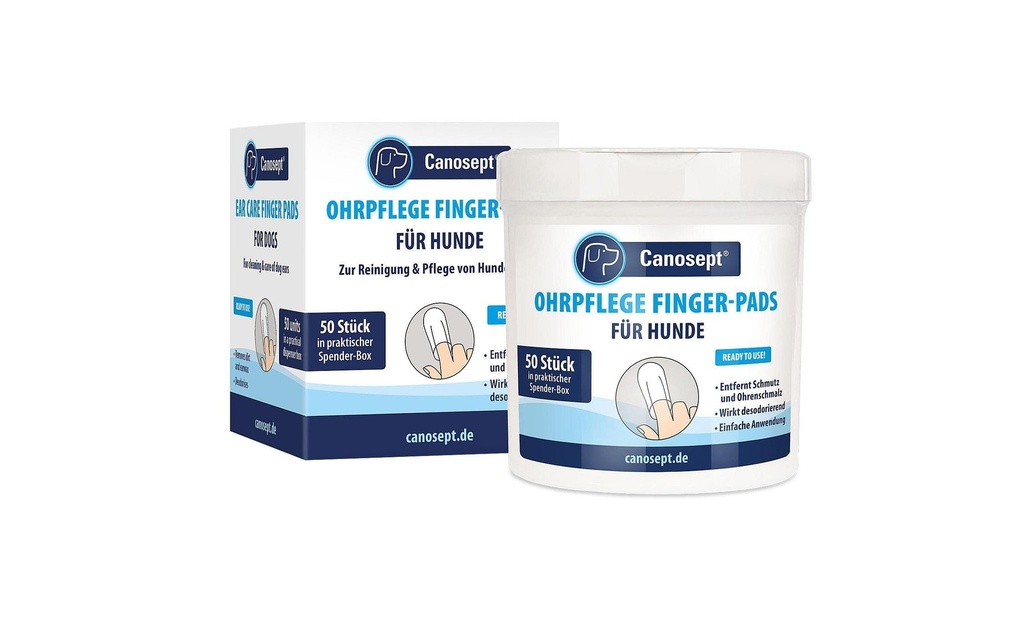 Canosept Nettoyant pour les oreilles Pads 50pcs Doigts