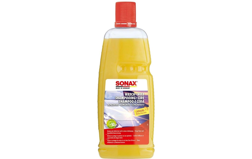 Sonax Carnauba: lavage et cire 1000 ml