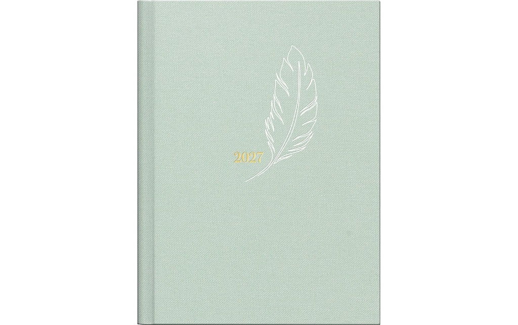 rido idé Agenda de poche Premium Young Line Mini 2027 Feather A6, textile