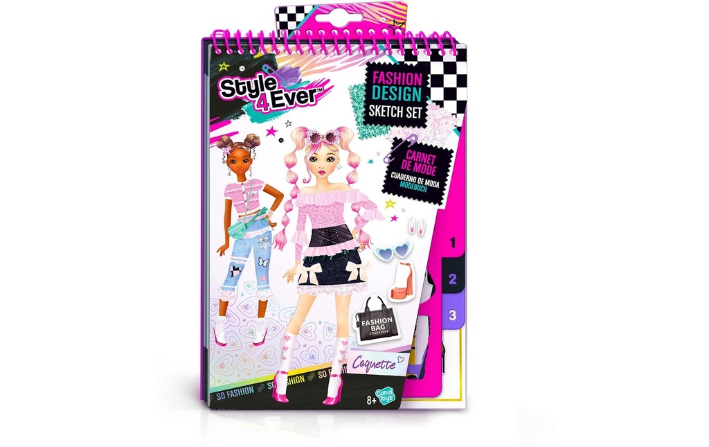 Canal Toys Kits de bricolage Fashion Designer Mini Sketch Set