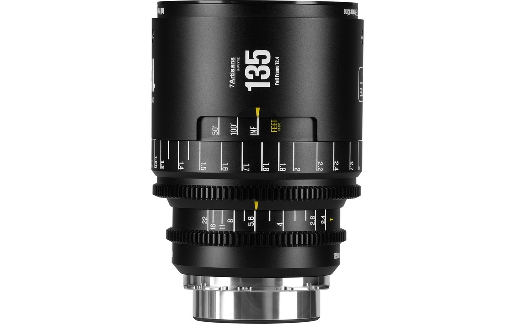 7Artisans Longueur focale fixe 135mm T/2.4 INFINTE Noir – Arri PL