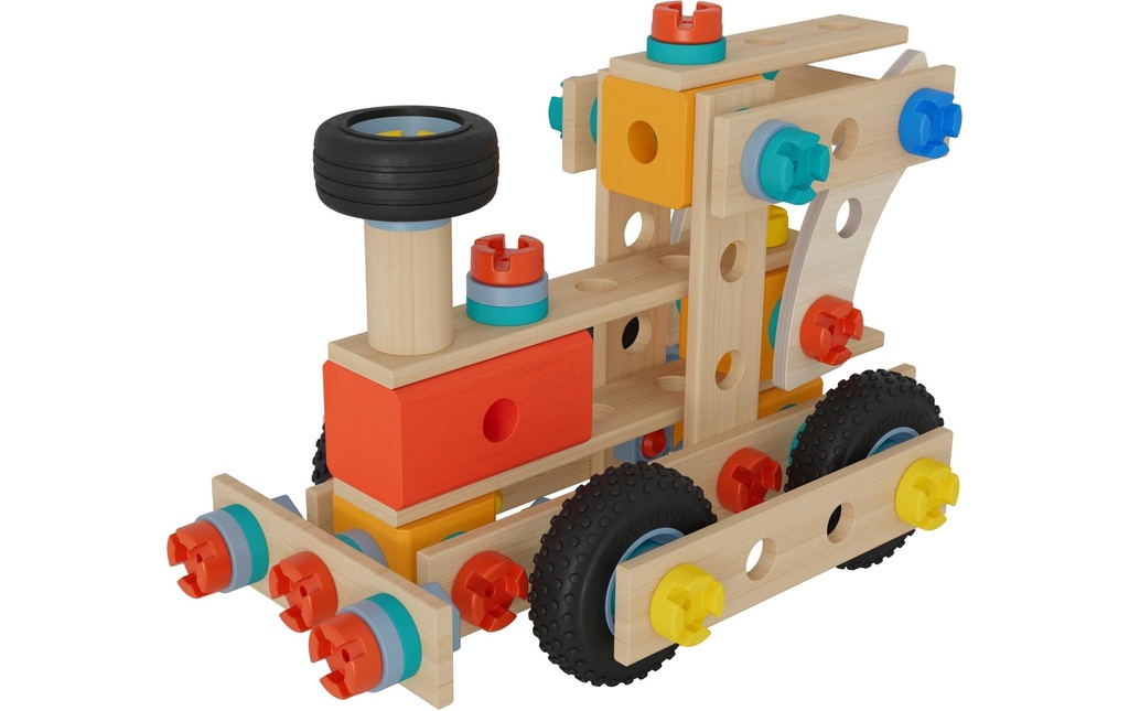 Eichhorn Modèle construction Locomotive Bois, 93 pièces
