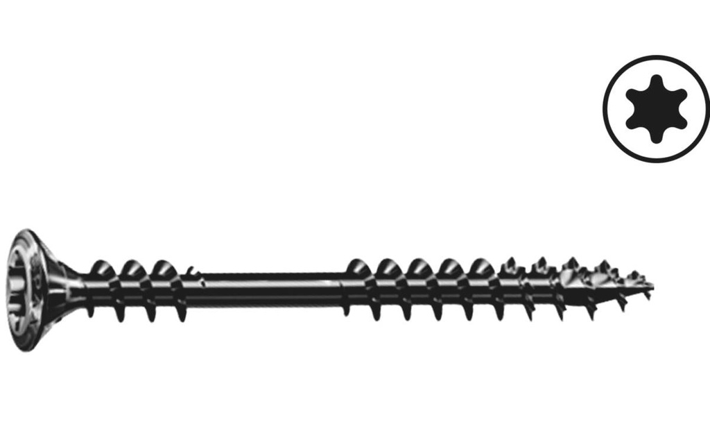 Spax Vis de façades BLAX A2 TF 4.5 x 60 mm, 100 Pièce/s