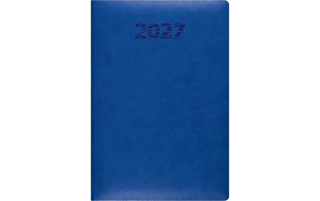 Simplex Agenda journalier  Simply Flex 2027 1T/1S, 148 x 208 mm, bleu