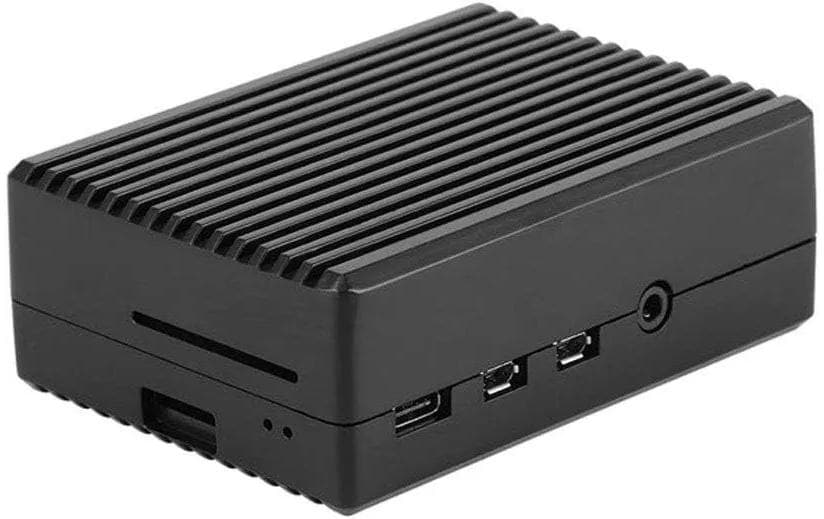 jOY-iT Boîtier Raspberry Pi 4B Aluminium