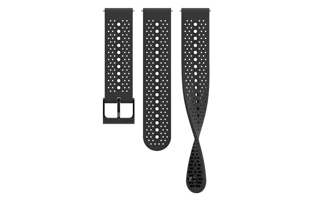 SUUNTO Bracelet Athletic 1 Silicone, Noir, 22 mm, S-M