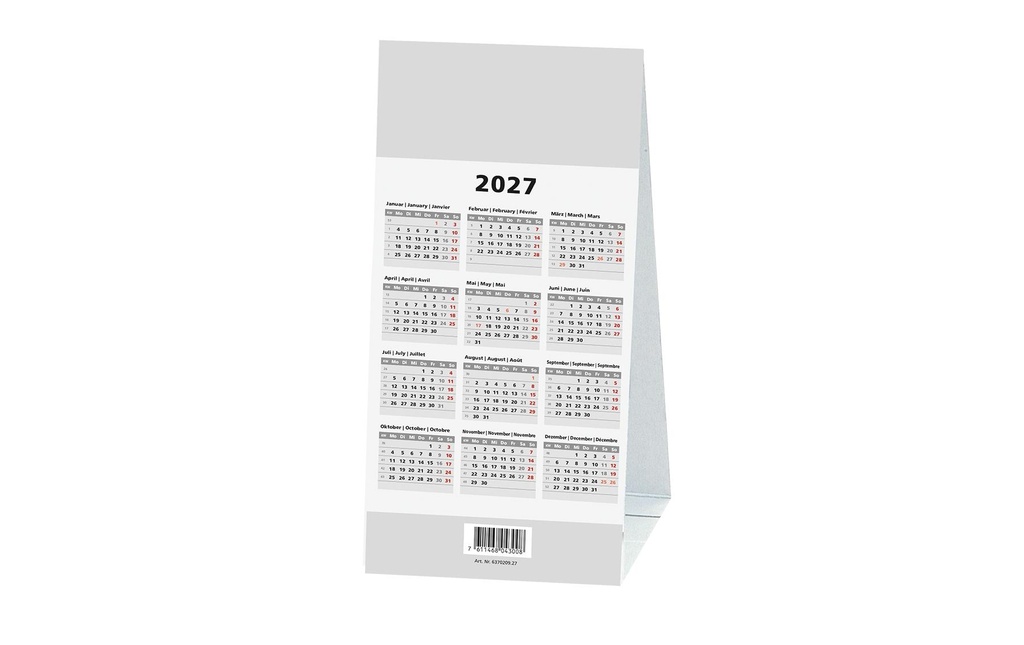 Simplex Agenda de table 2027 9,5 x 20.2 cm