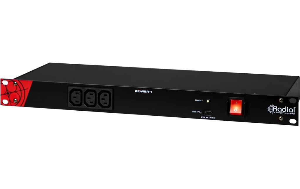 Radial Power-1 220 Unité de stabilisation d'alimentation, rack 19 pouces, 1U