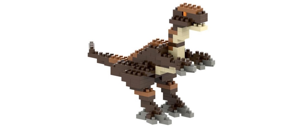 BRIXIES Modèle construction Velociraptor de 116 briques