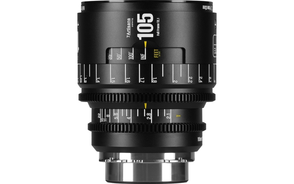 7Artisans Longueur focale fixe 105mm T/2.1 INFINTE Noir – Arri PL