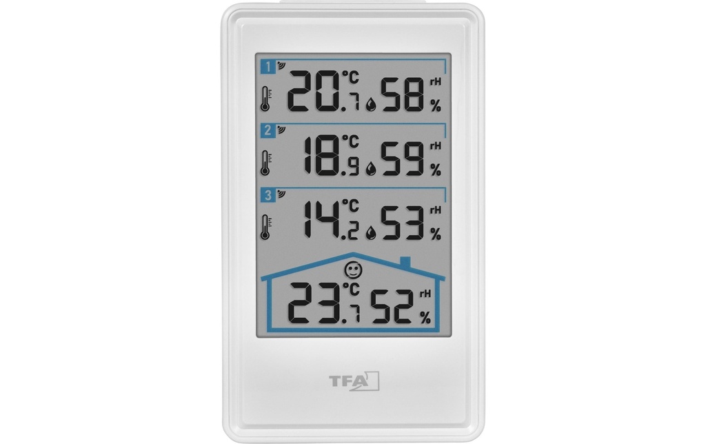 TFA Dostmann Thermomètre radio 30.3076.02