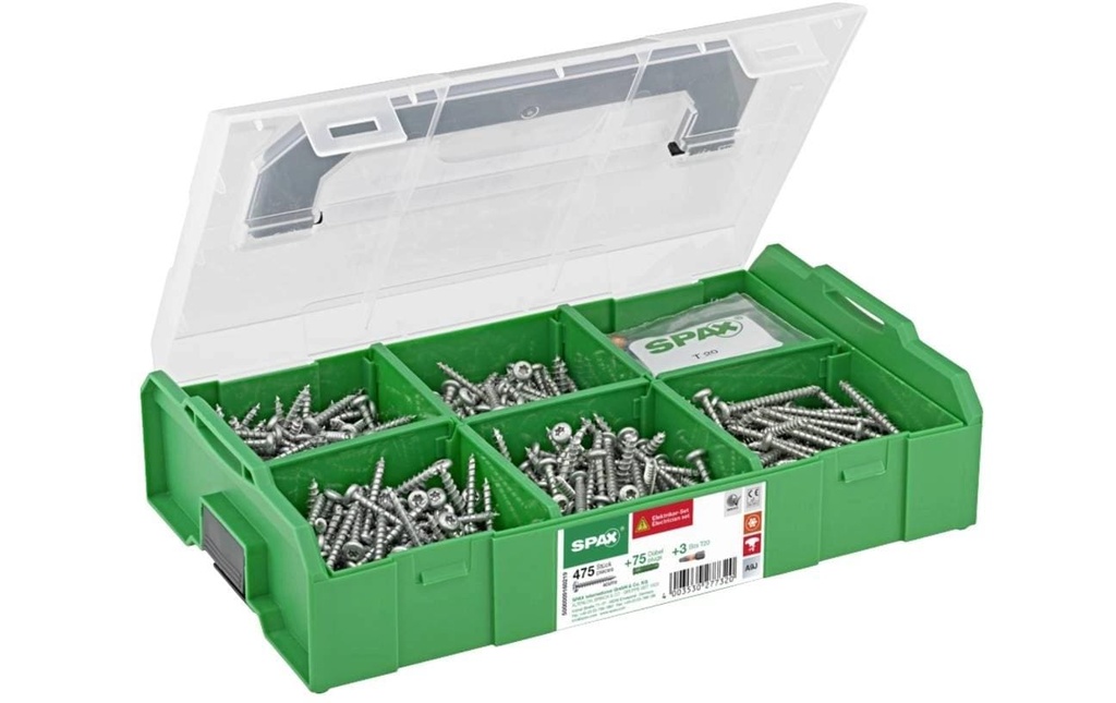 Spax Assortiment de vis combinées 6 x 260 mm, 1 Pièce/s