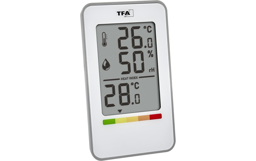 TFA Dostmann Thermo/hygromètre 30.5062.02 Blanc