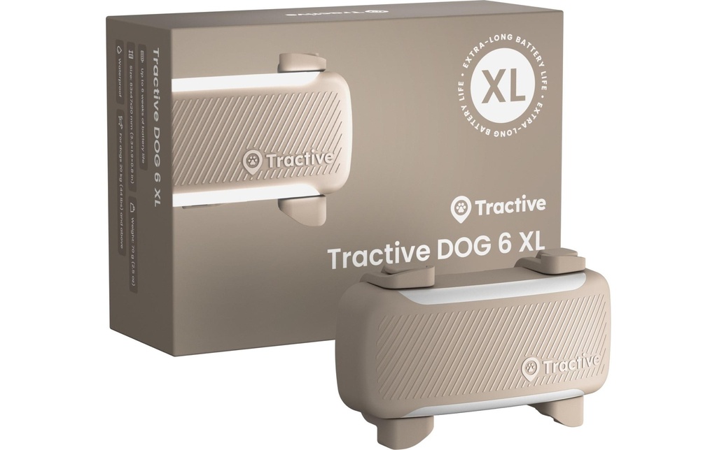 tractive Tractive DOG 6 XL - marron marron, pour les grands chiens à partir de 20 kg