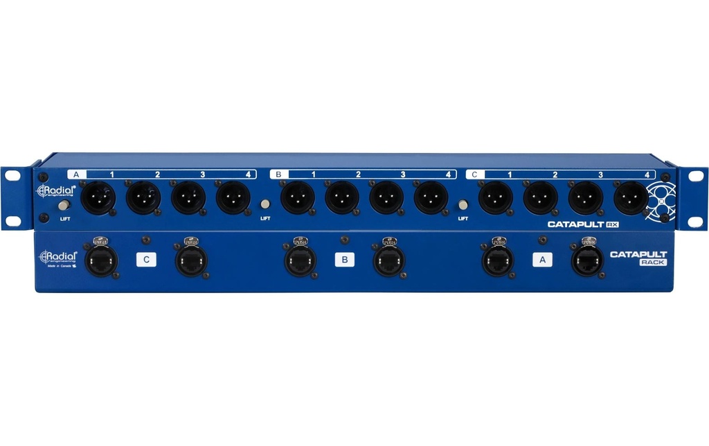 Radial Rack Catapult 12 canaux, CAT5