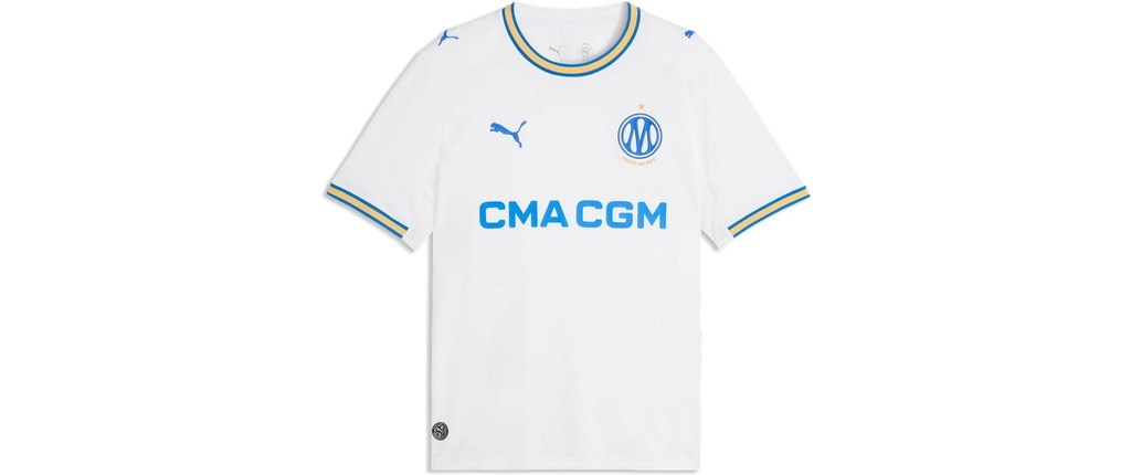 PUMA Réplique du maillot domicile de l'OM Rouge, S