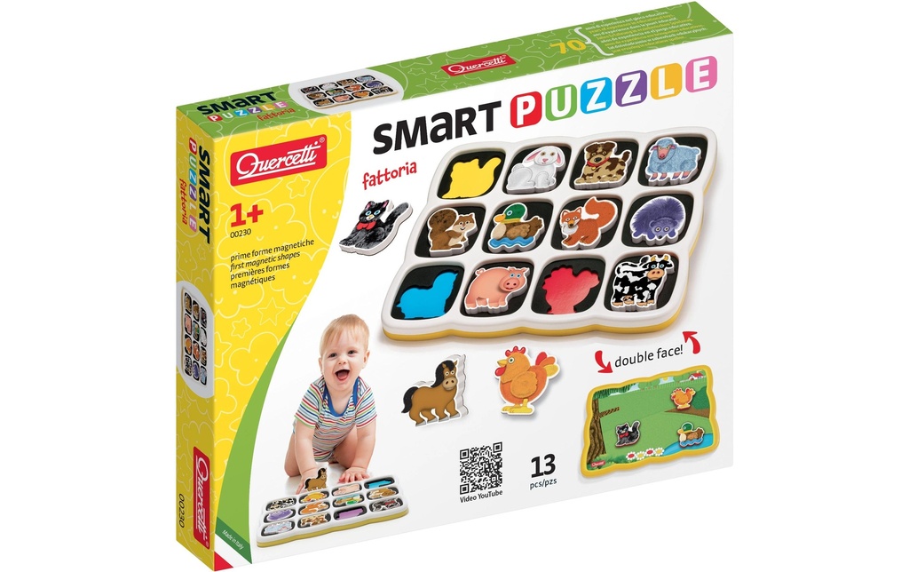 Quercetti Puzzle magnétique: La ferme