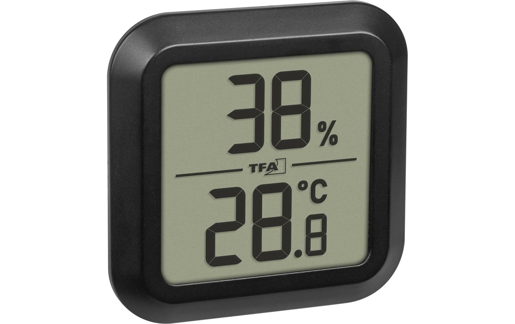 TFA Dostmann Thermo/hygromètre 30.5061.01 Noir
