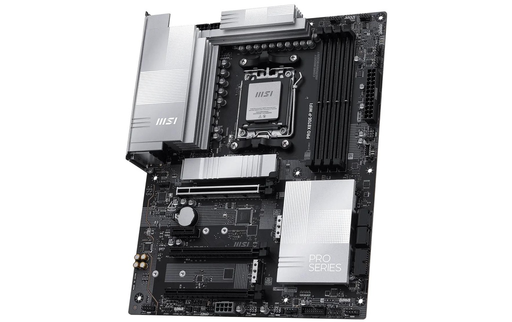 MSI PRO X870E-P WIFI ATX AM5 4 emplacements DDR5, 4 ports SATA, 3 emplacements M.2