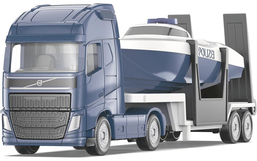 Siku Camion Volvo avec bateau