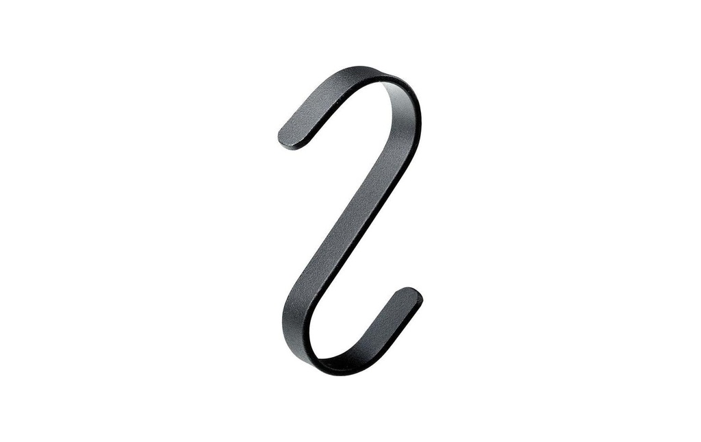 HETTICH crochet en S 75 x 65 x 10 mm Noir