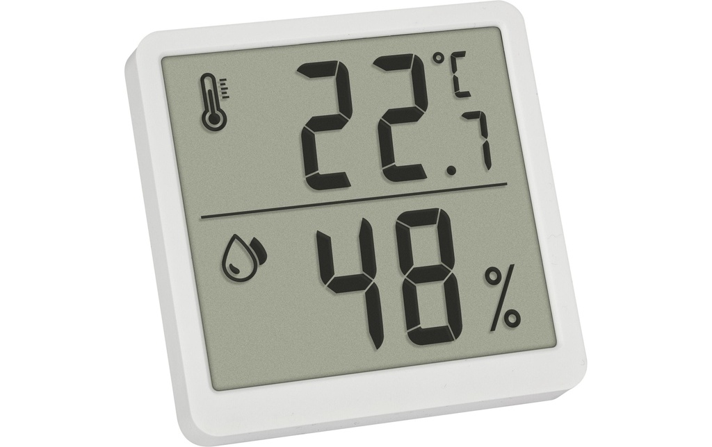 TFA Dostmann Thermo/hygromètre 30.5059.02.02 Blanc
