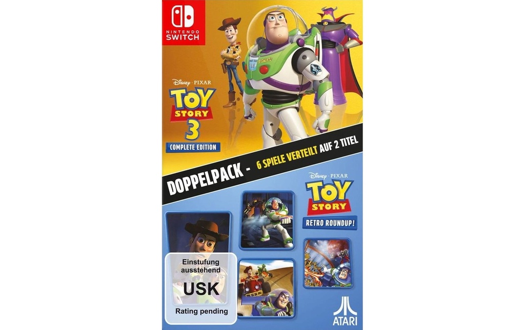 Atari Games Toy Story 3 Complete + Retro Roundup! [NSW] (Boîte)