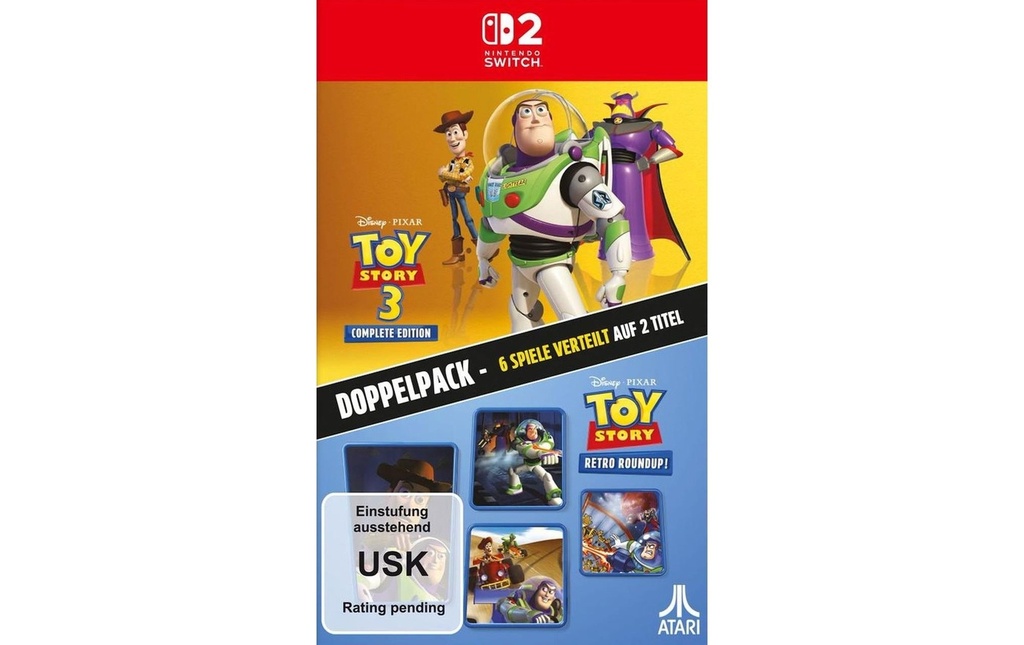 Atari Games Toy Story 3 Complete + Retro Roundup! [NSW2] (Boîte)