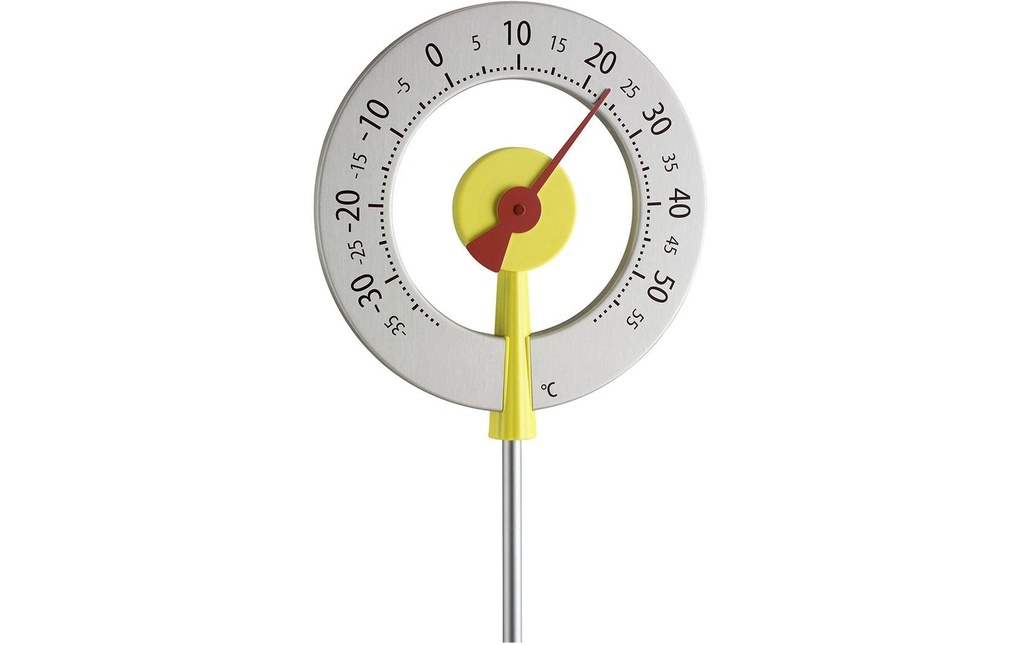 TFA Dostmann Thermomètre de jardin analogique design LOLLIPOP 12.2055