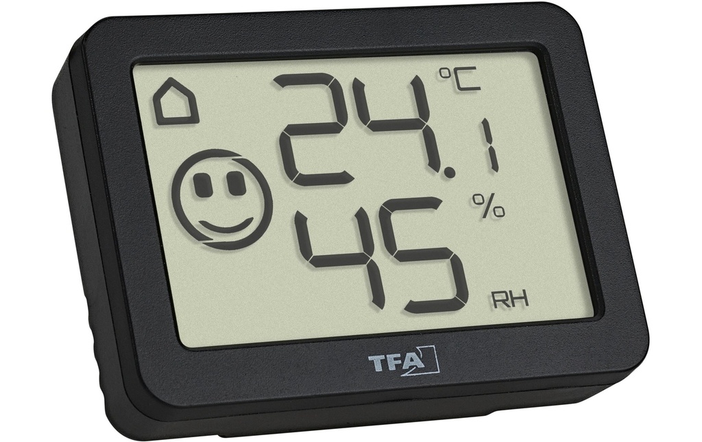 TFA Dostmann Thermo/hygromètre 30.5055.01 Noir