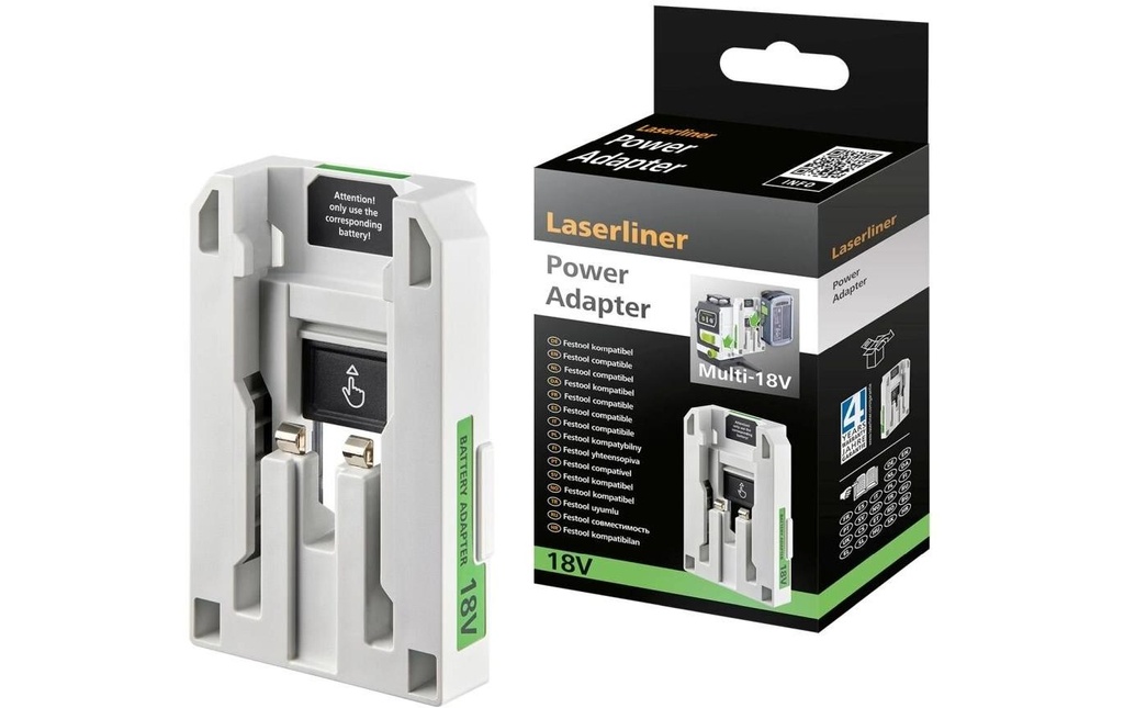 Laserliner Plaque d'adaptation 18 V Festool 0 m