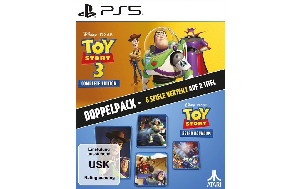 Atari Games Toy Story 3 Complete + Retro Roundup! [PS5] (Boîte)