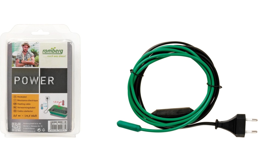 Romberg Câble chauffant S 14,5 W 3,5 m