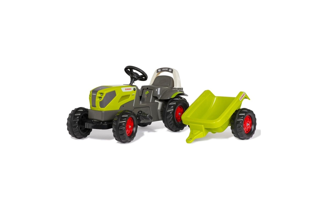 Rolly Toys Axos 240 avec remorque et capot ouvrable