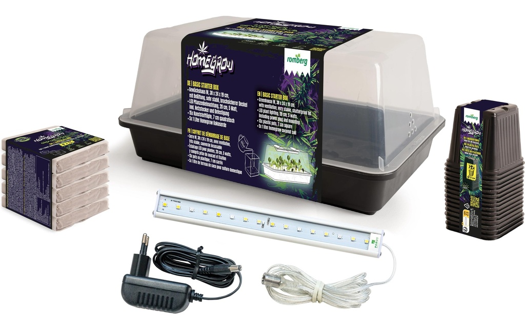 Romberg Coffret de démarrage de base Éclairage LED, substrat, gris