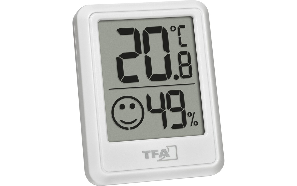 TFA Dostmann Thermo/hygromètre 30.5060.02.03 Blanc