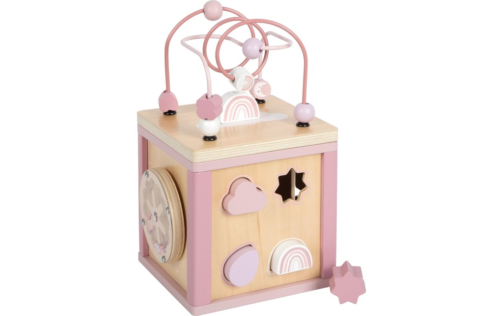 small foot Cube de motricité Rose