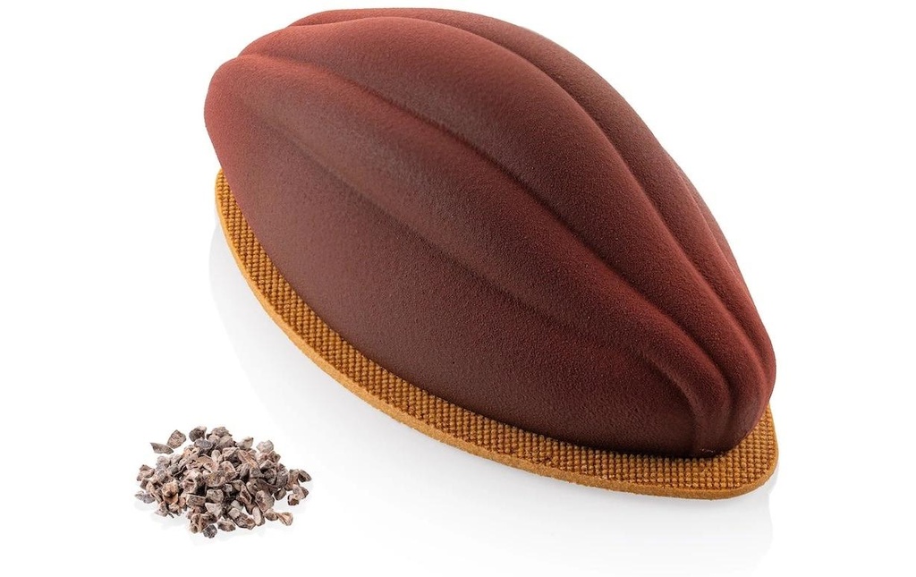 Silikomart Silikomart – Cacao 700 Silicone gris et rouge avec emporte-pièce