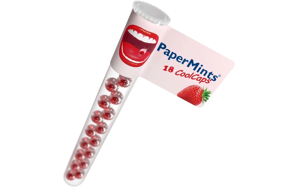 PaperMints Cool Caps Tubes de fraise
