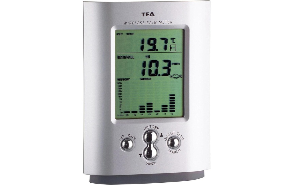 TFA Dostmann Pluviomètre sans fil Monsun 47.3003
