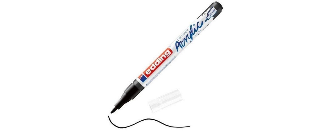 edding Marqueur acrylique 5500 Noir profond